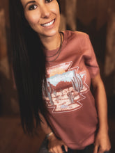 Load image into Gallery viewer, Rose desert tee
