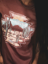 Load image into Gallery viewer, Rose desert tee
