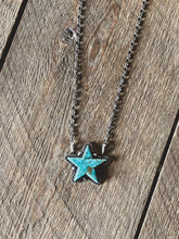 Load image into Gallery viewer, Turquoise Star Neckless
