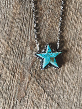 Load image into Gallery viewer, Turquoise Star Neckless
